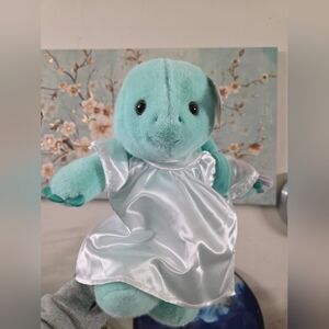 Build A Bear Sea Turtle Snappy Fun Detach Shell Mint Green  With Outfit.